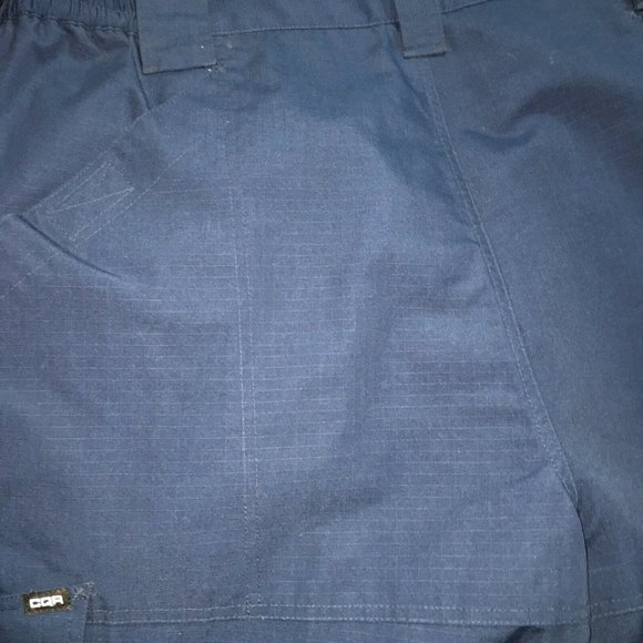 CQR Tactical Pants Mens 42W/30L Ripstop Dark Navy Cargo Pockets Elastic Waist - Picture 13 of 13